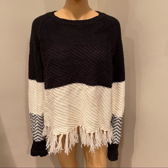 John & Jenn Fringe Hem Sweater - Picture 2 of 11